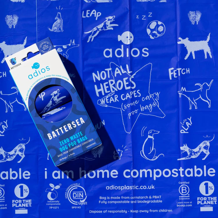 Battersea Compostable Dog Poo Bags (Adios)