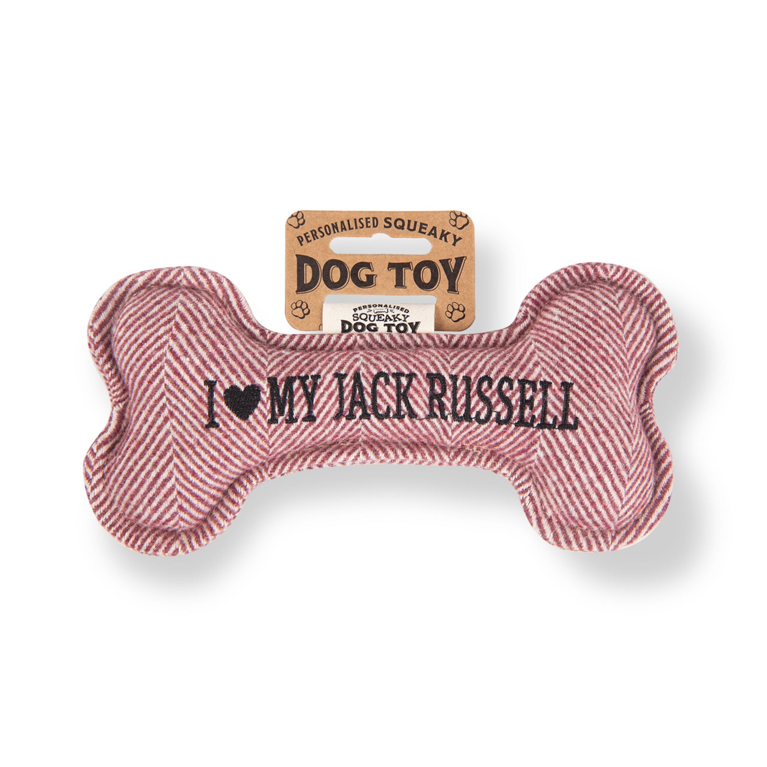 Personalised Squeaky Dog Toy