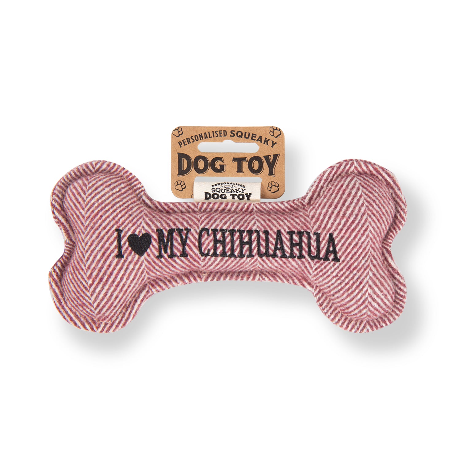 Personalised Squeaky Dog Toy