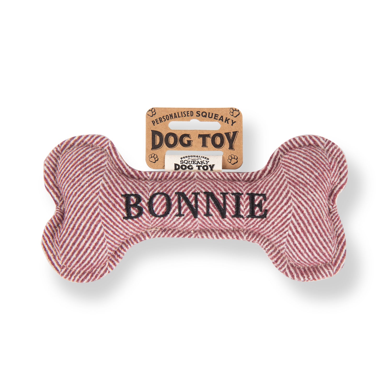 Personalised Squeaky Dog Toy