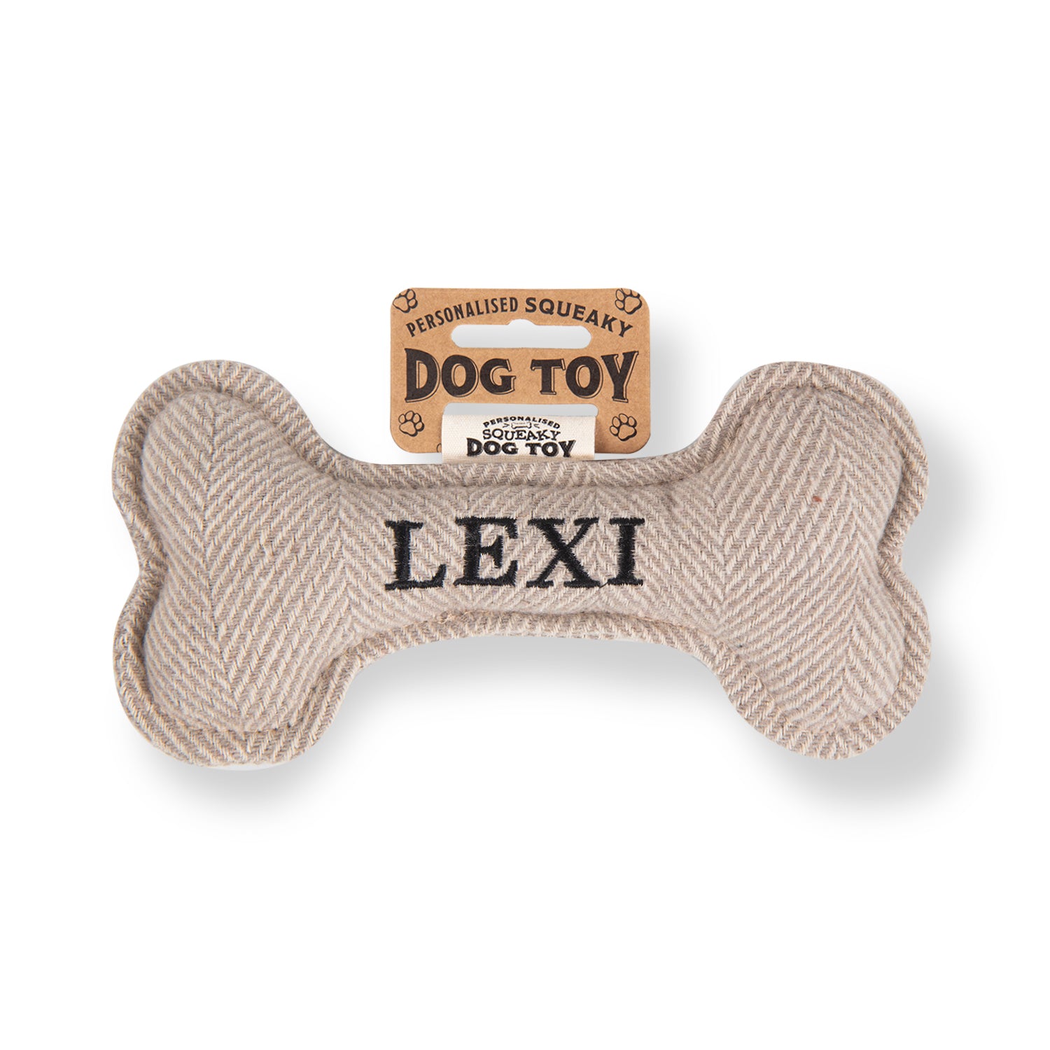 Personalised Squeaky Dog Toy