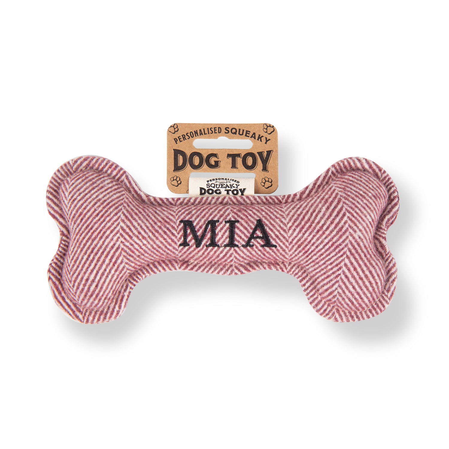 Personalised Squeaky Dog Toy