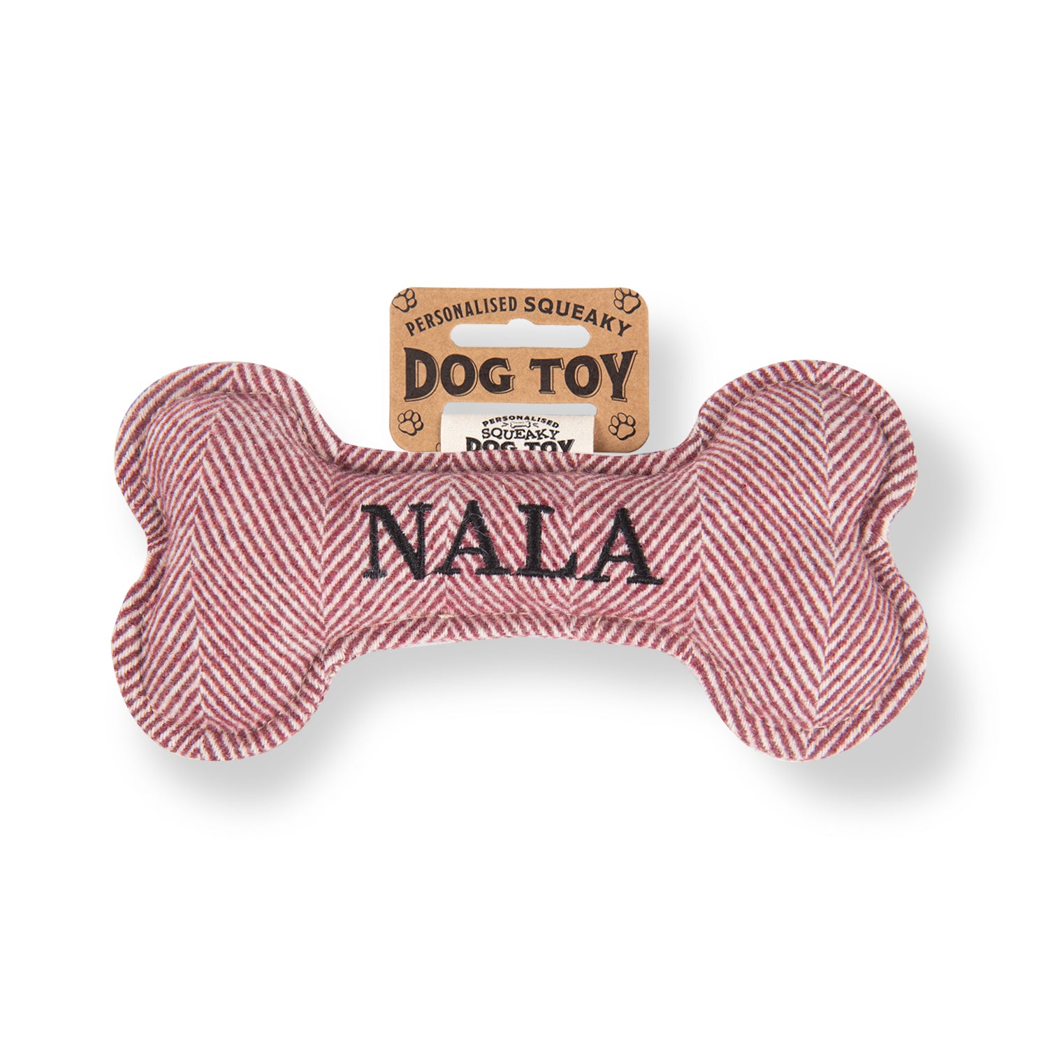 Personalised Squeaky Dog Toy