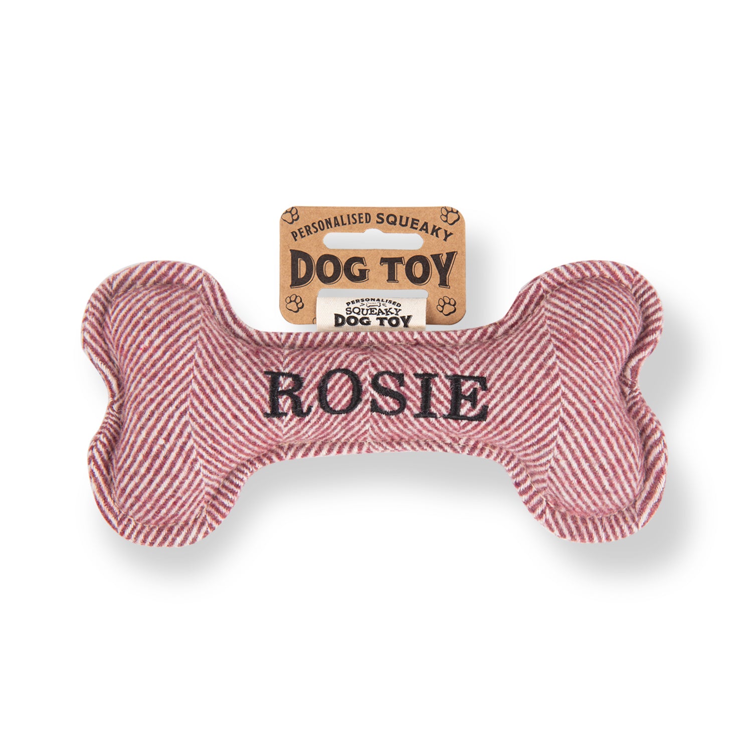 Personalised Squeaky Dog Toy