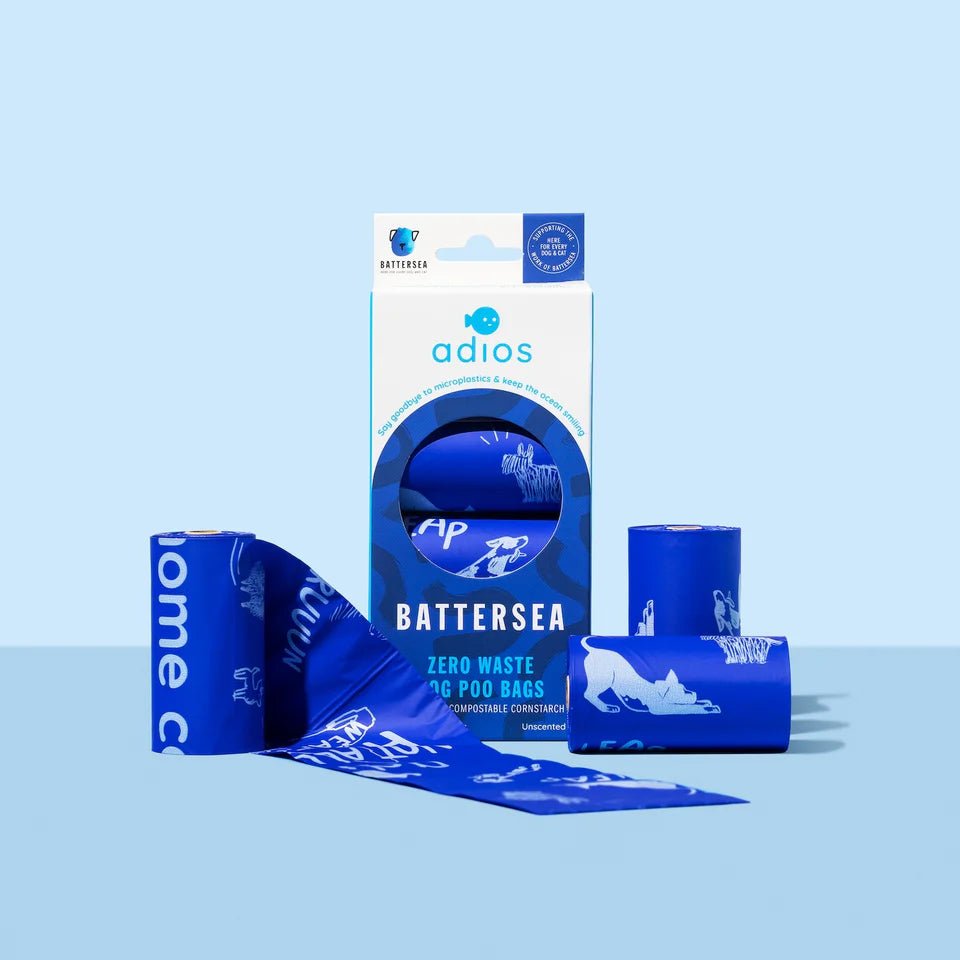 Battersea Compostable Dog Poo Bags (Adios) - SnowPaw Store - Adios Plastic - Poo Bags