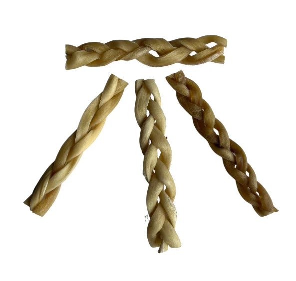 Beef Braided Head Skin (NAW) - SnowPaw Store - NAW - Dog Treats