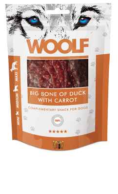 Big Bone of Duck with Carrot (Woolf) - SnowPaw Store - Woolf - Dog Treats
