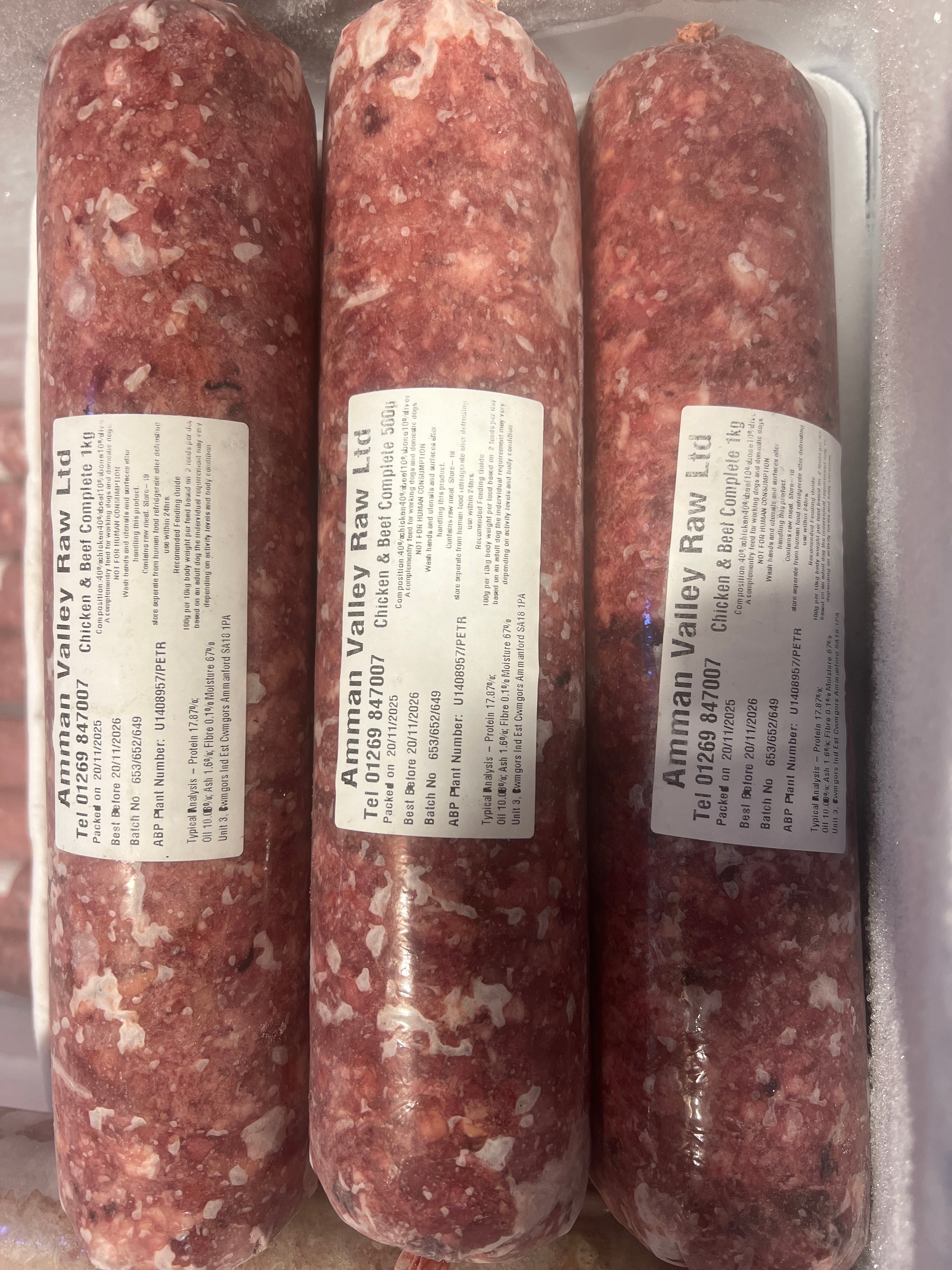 Chicken & Beef Complete 80 | 10 | 10 (Snowpaw Raw) - SnowPaw Store - SnowPaw Store - Dog Food