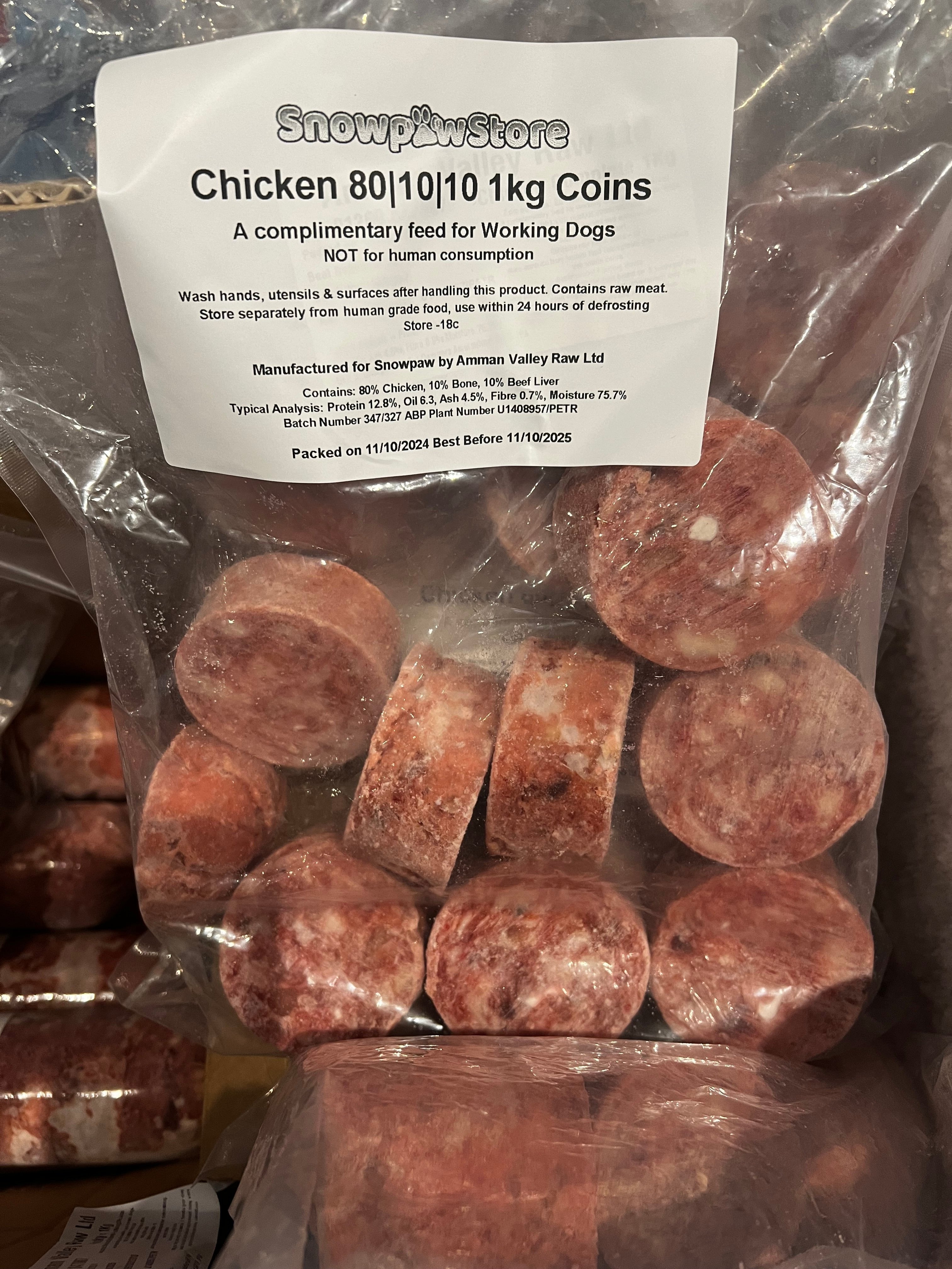 Chicken Complete 80 | 10 | 10 (Snowpaw Raw) - SnowPaw Store - SnowPaw Store - Dog Food