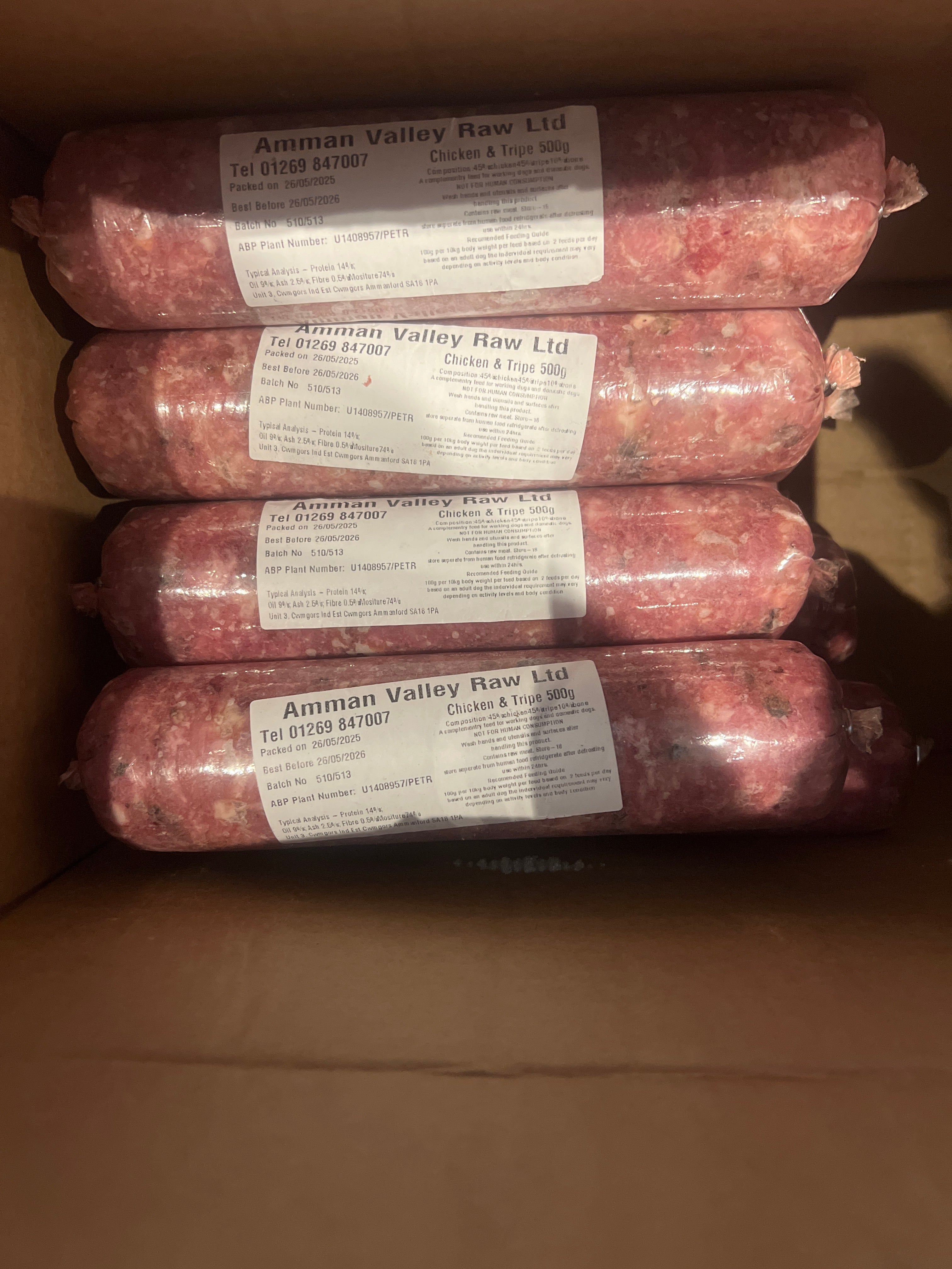 Chicken & Tripe 90 | 10 (Snowpaw Raw) - SnowPaw Store - SnowPaw Store - Dog Food