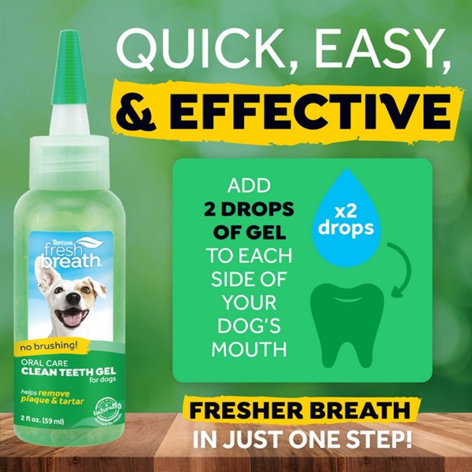 Clean Teeth Oral Care Gel - 59ml (TropiClean) - SnowPaw Store - TropiClean - Food & Health