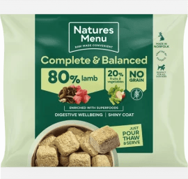 Complete and Balanced Raw 80/20 Nuggets 1KG (Natures Menu) - SnowPaw Store - Nature's Menu - Dog Food