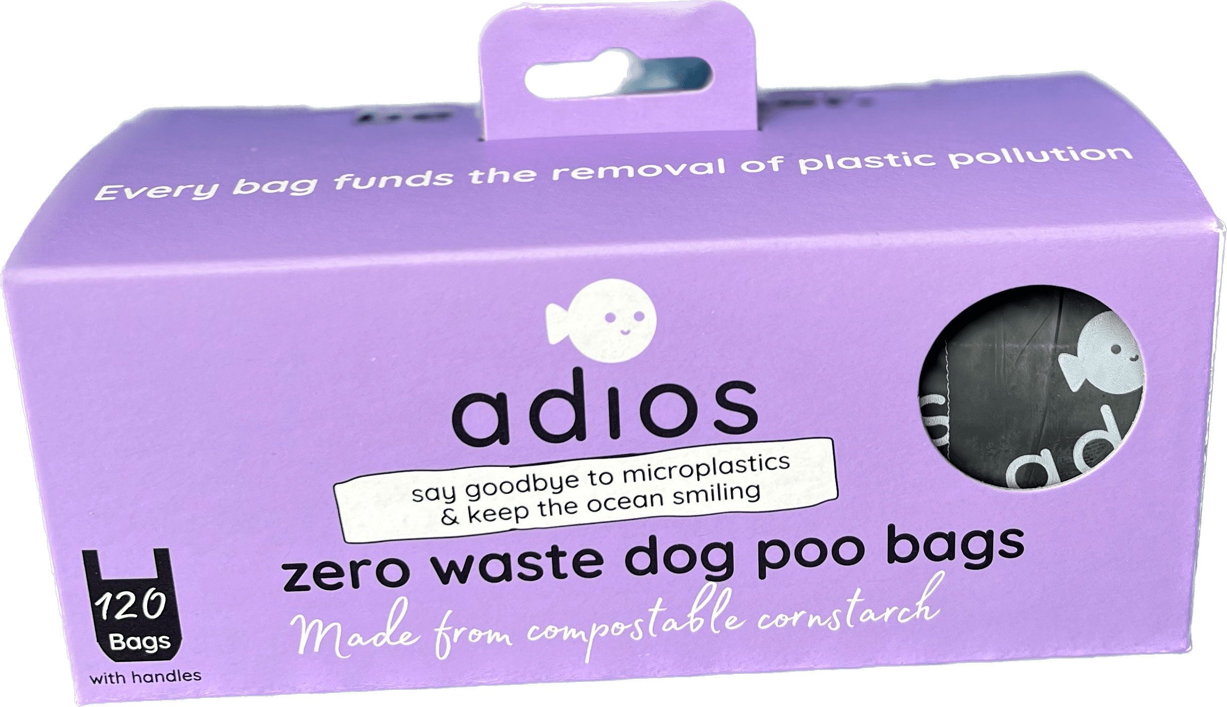 Compostable Poo Bags (Adios) - SnowPaw Store - Adios Plastic - Food & Health