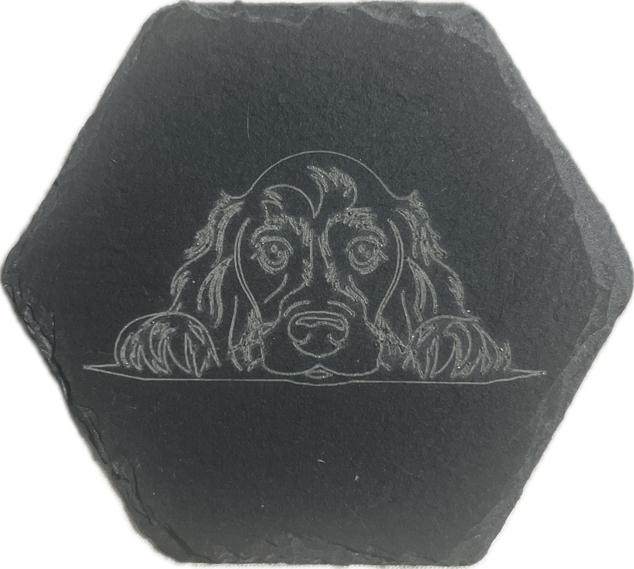 Dog Head Slate Coasters (SnowPaw Engraving) - SnowPaw Store - SnowPaw Store - Gifts
