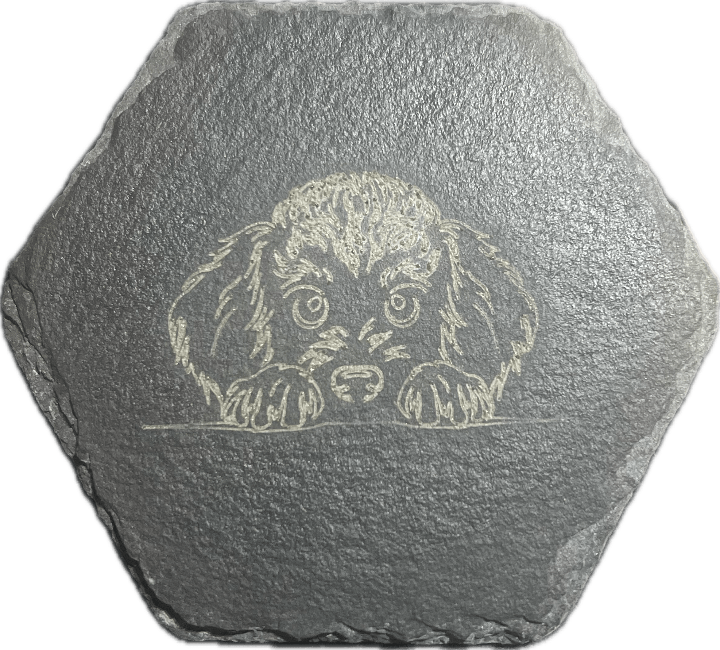 Dog Head Slate Coasters (SnowPaw Engraving) - SnowPaw Store - SnowPaw Store - Gifts