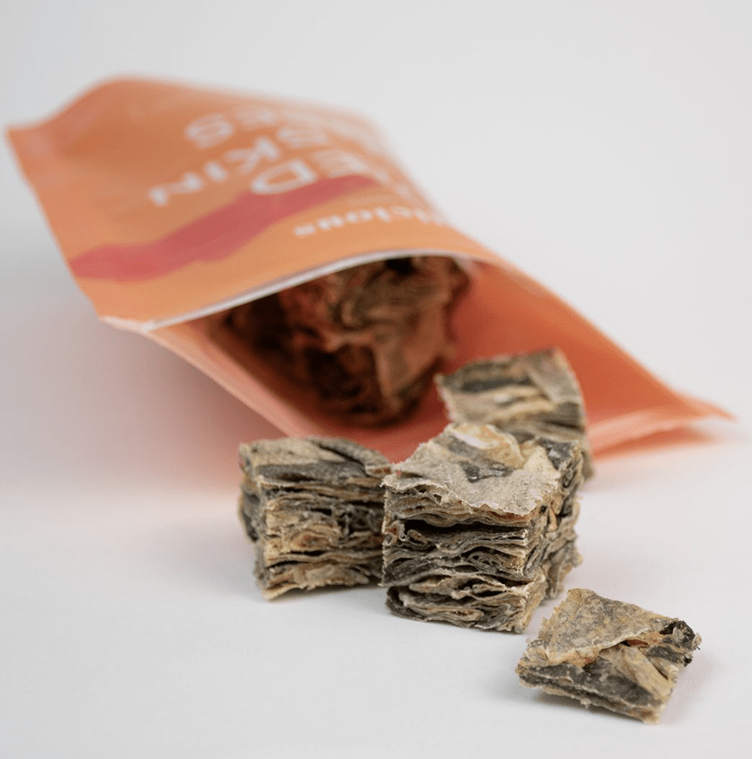 Dried Cod Skin Cubes 100g (Buddylicious) - SnowPaw Store - Buddylicious - Dog Food