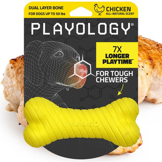 Dual Layer Bone - SnowPaw Store - Playology - Dog Toys