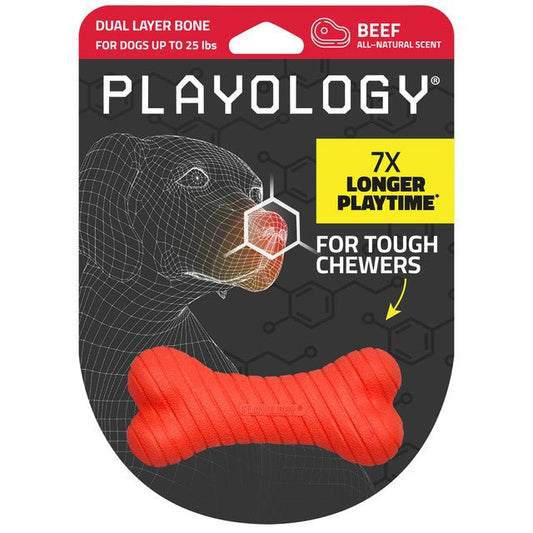 Dual Layer Bone - SnowPaw Store - Playology - Dog Toys