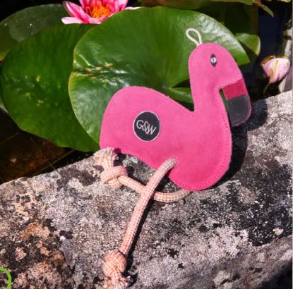 Floyd the Flamingo (Green & Wilds) - SnowPaw Store - Green & Wilds - Dog Toys