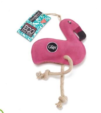 Floyd the Flamingo (Green & Wilds) - SnowPaw Store - Green & Wilds - Dog Toys