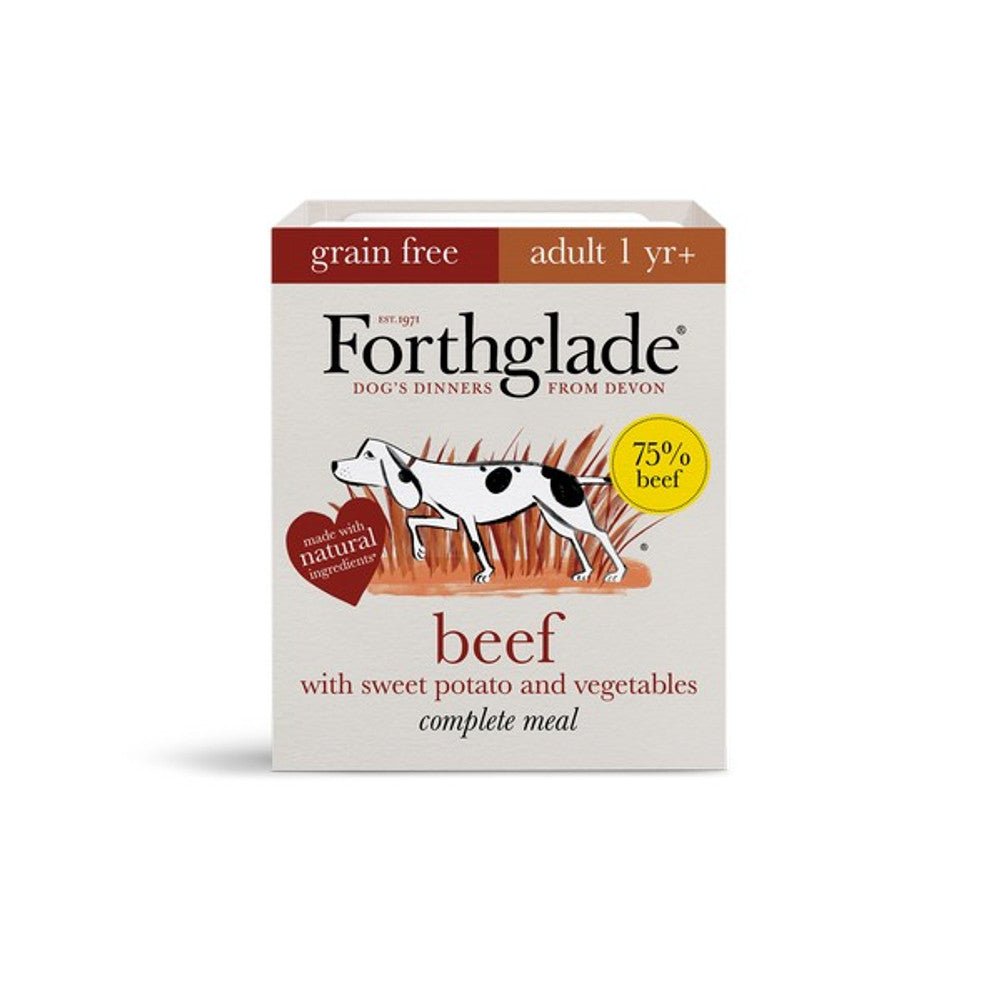 Forthglade Complete Adult Beef Grain Free 395g - SnowPaw Store - Forthglade - Dog Food