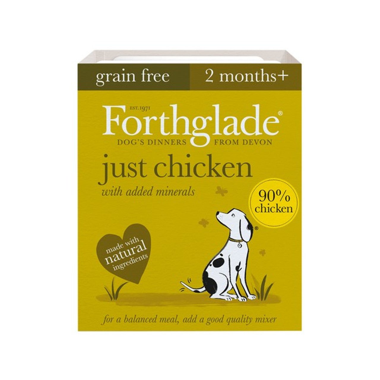 Forthglade Just Chicken Grain Free 395g - SnowPaw Store - Forthglade - Dog Food