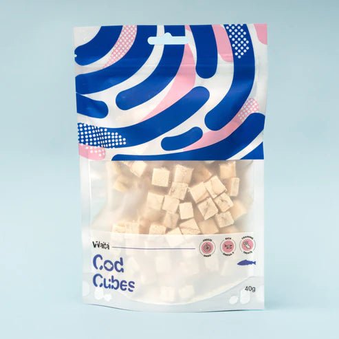 Freeze Dried Cod Cubes 40g (Waita) - SnowPaw Store - Waita - Dog Treats