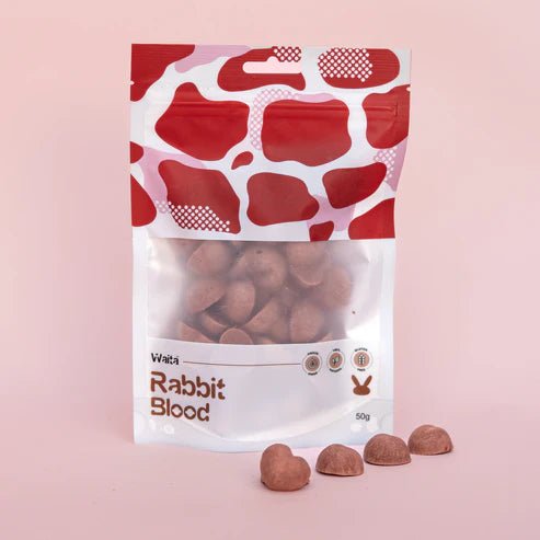 Freeze Dried Rabbit Blood 50g - SnowPaw Store - Waita - Dog Treats