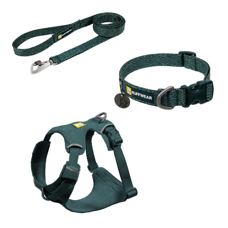 Front Range Flex Harness, Collar and Lead Set (Ruffwear) - SnowPaw Store - Ruffwear - Active Dog Gear