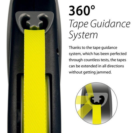 Giant Professional Neon Tape Black 10m (Flexi) - SnowPaw Store - Flexi - Dog Lead