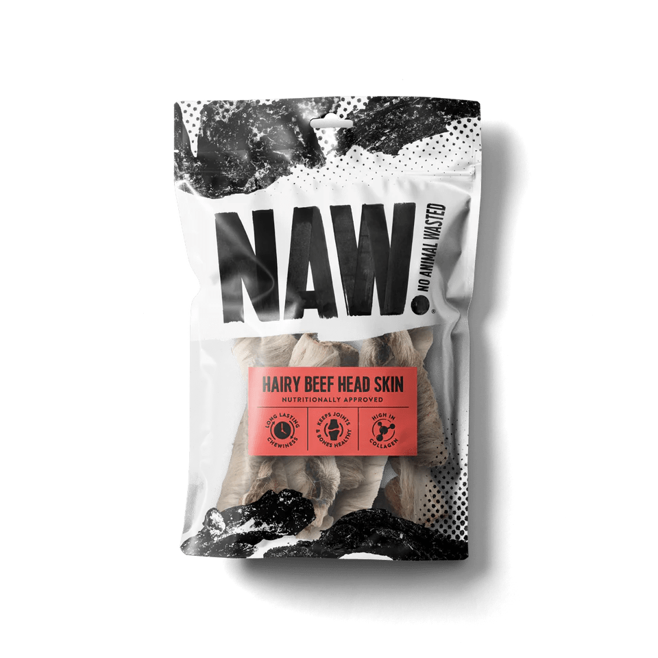 Hairy Beef Head Skin Treat - 250g pack (NAW) - SnowPaw Store - NAW - Dog Treats