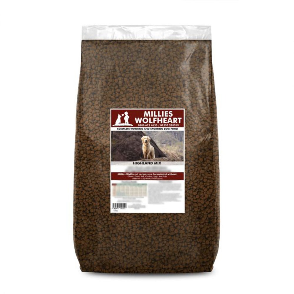 Highland Mix Dry Dog Food (Millies Wolfheart) - SnowPaw Store - Millies Wolfheart - Dog Food