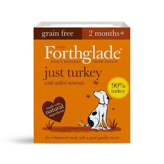 Just Turkey Grain Free 395g (Forthglade) - SnowPaw Store - Forthglade - Dog Food