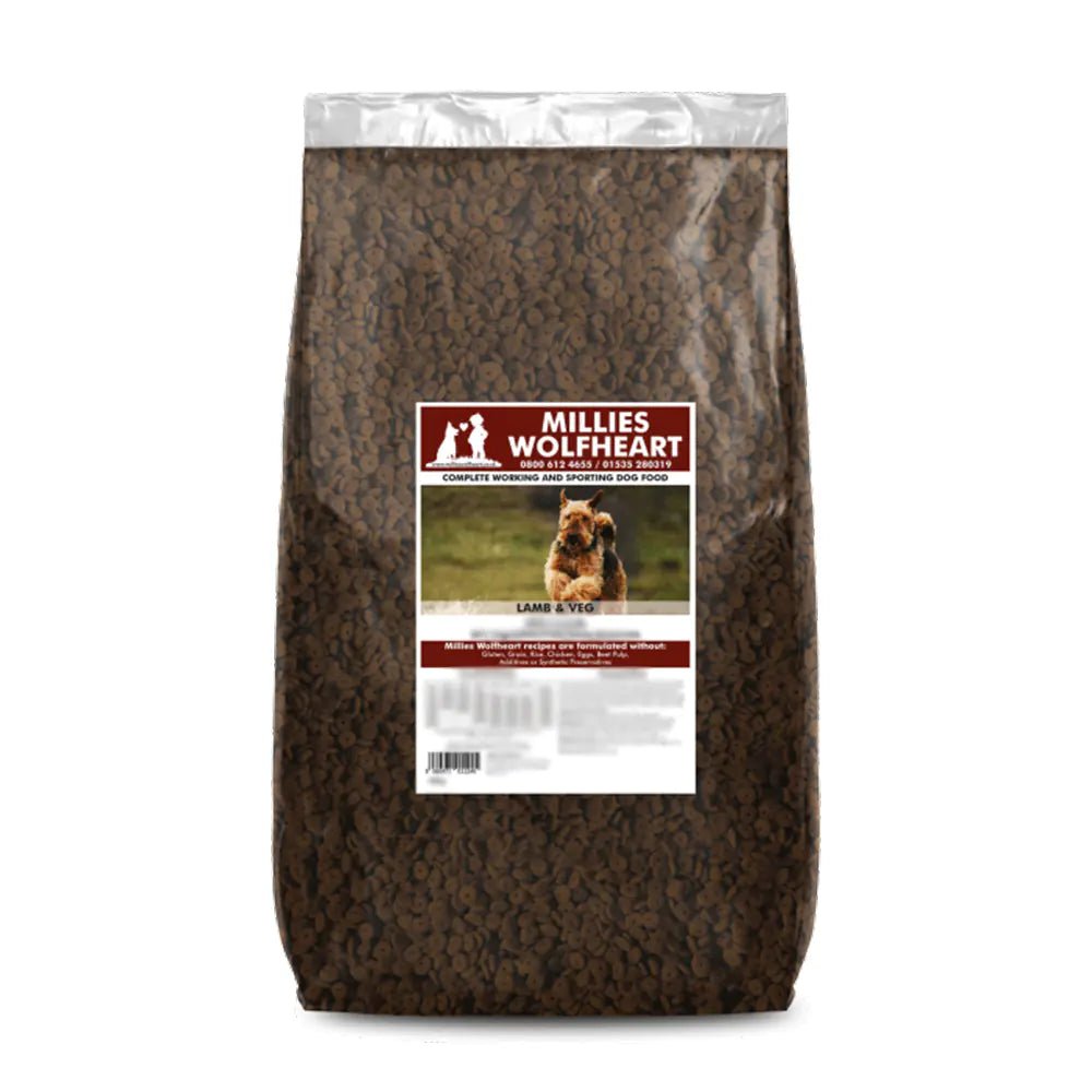 Lamb and Veg Dry Dog Food (Millies Wolfheart) - SnowPaw Store - Millies Wolfheart - Dog Food