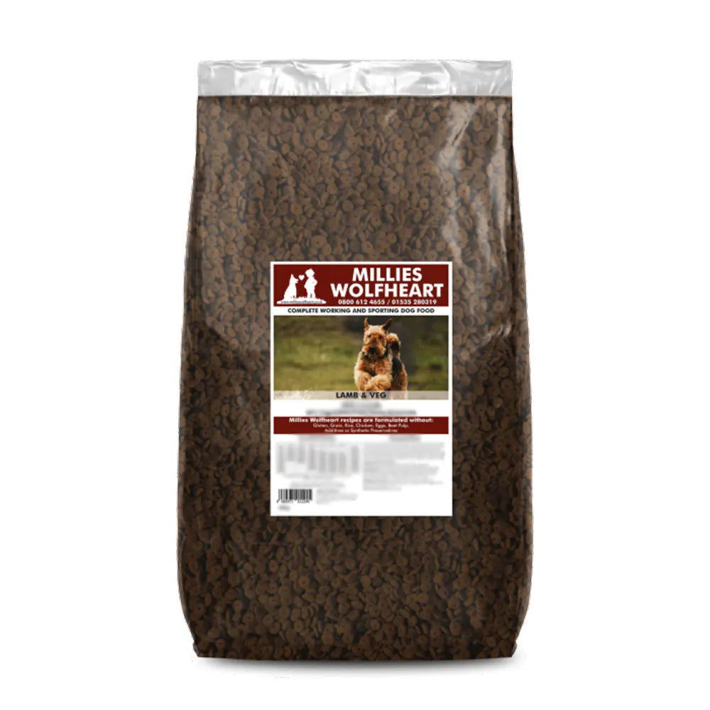 Lamb and Veg Dry Dog Food (Millies Wolfheart)