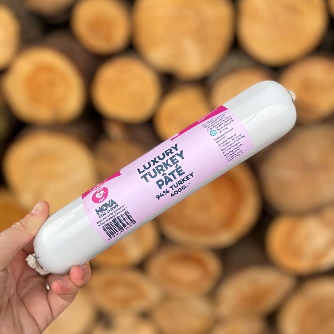 Luxury Turkey Pate 400g (Paddock Farm) - SnowPaw Store - Nova Dog Chews - Dog Treats