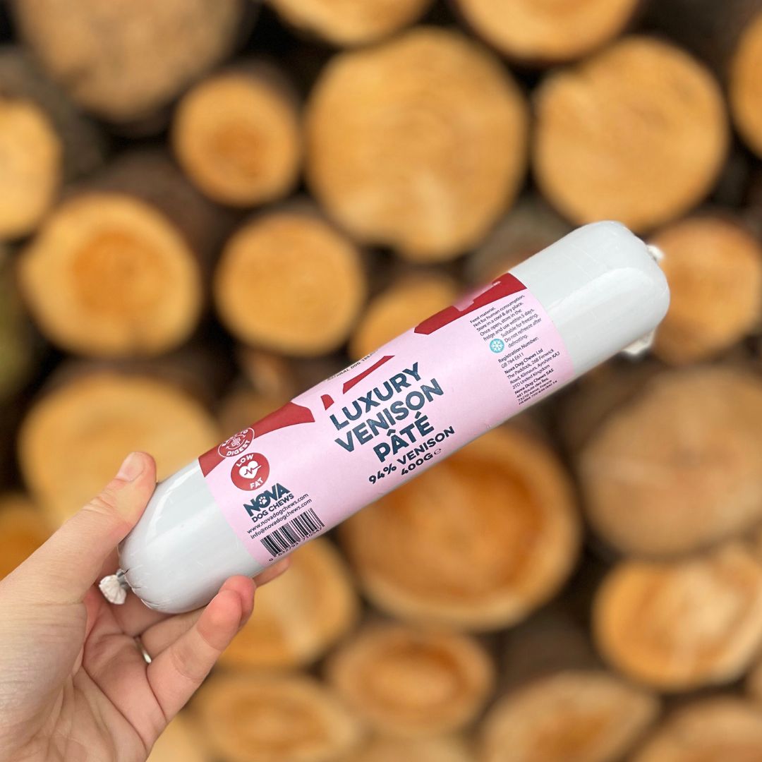 Luxury Venison Pate 800g (Paddock Farm) - SnowPaw Store - Nova Dog Chews - Dog Treats