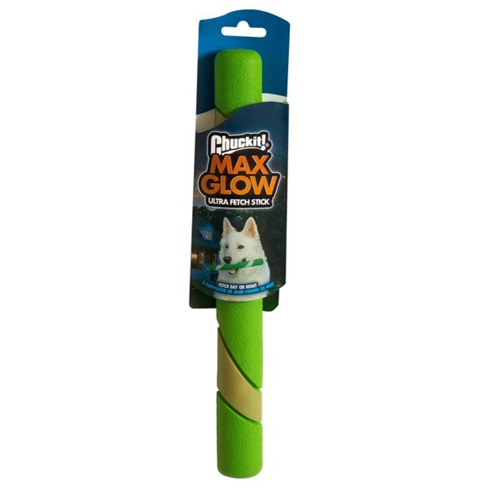 Max Glow Ultra Fetch Stick 28cm (Chuckit!) - SnowPaw Store - Chuck it! - Dog Toys