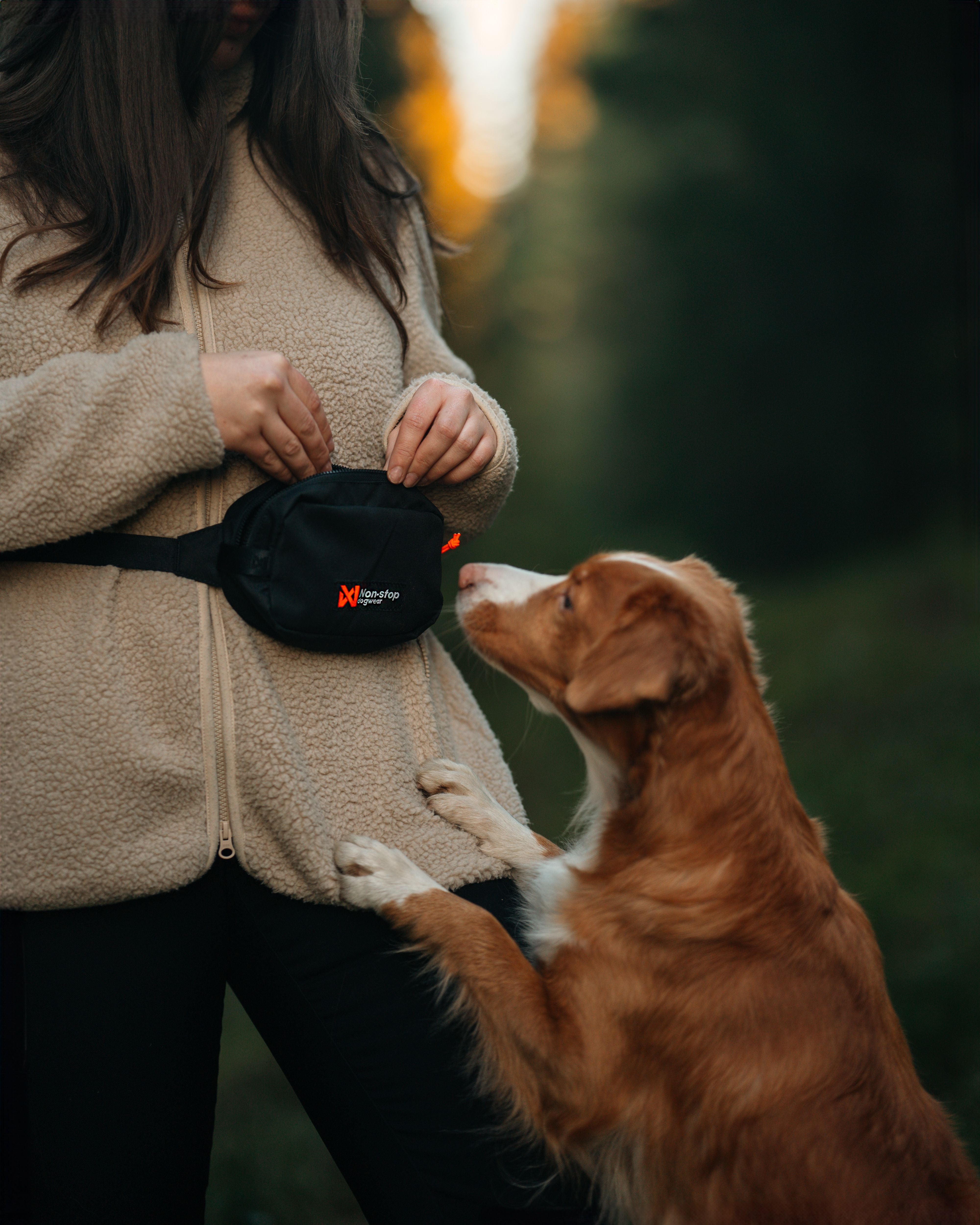 ***NEW***Trail Quest Fanny Pack Black (Non - Stop Dogwear) - SnowPaw Store - Non - Stop Dogwear - Dog Collars, Leads, Belts