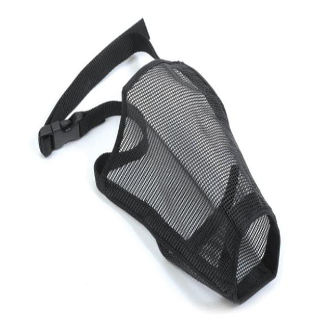 Nylon Mesh Dog Muzzle Black (Ancol) - SnowPaw Store - SnowPaw Store - Dog Apparel