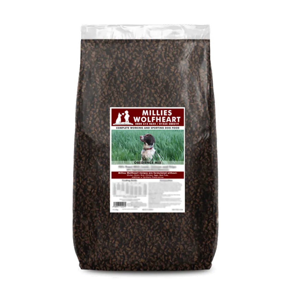 Obedience Mix Dry Dog Food (Millies Wolfheart) - SnowPaw Store - Millies Wolfheart - Dog Food