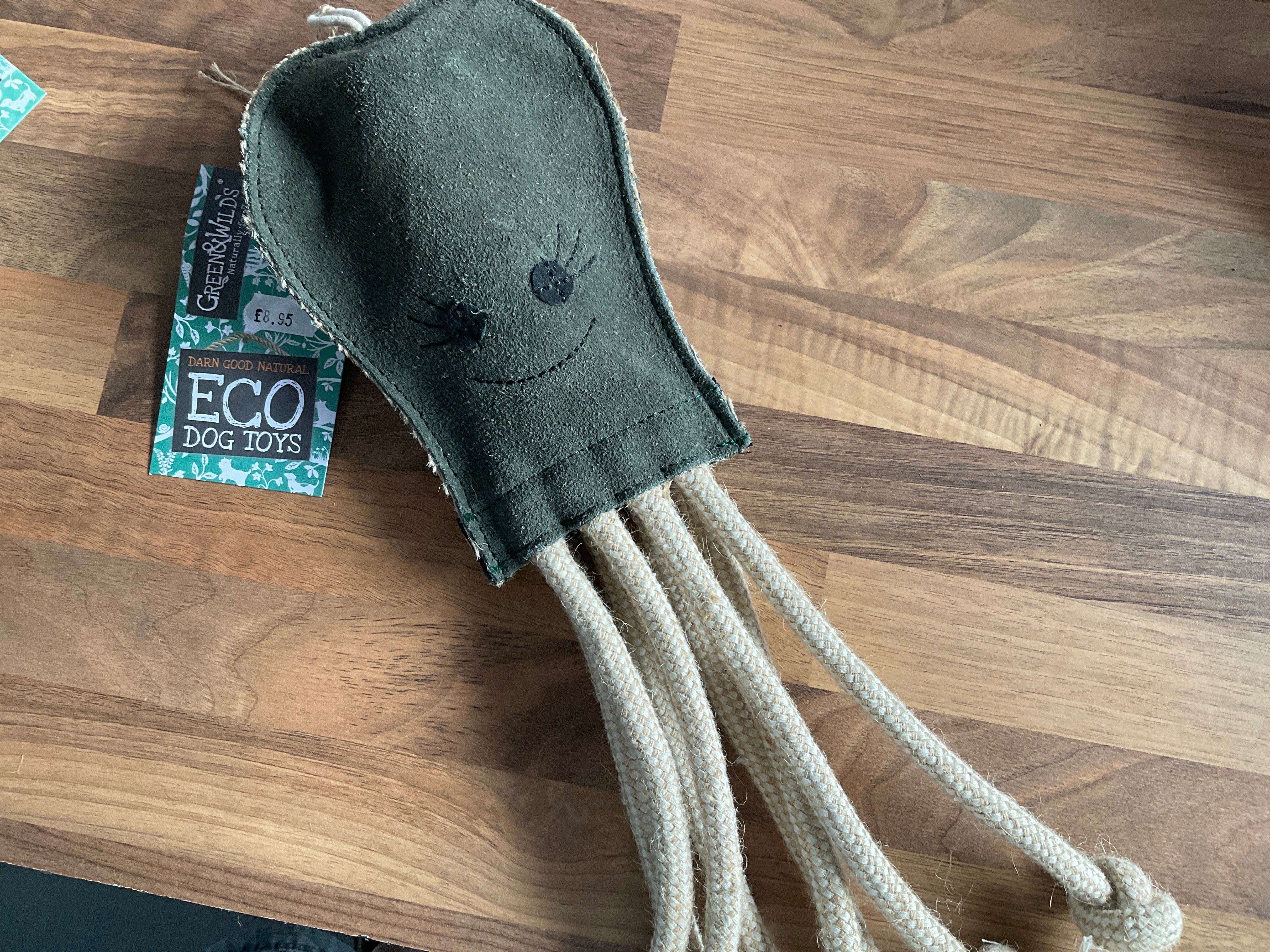 Olive the Octopus (Green & Wilds) - SnowPaw Store - Green & Wilds - Dog Toys