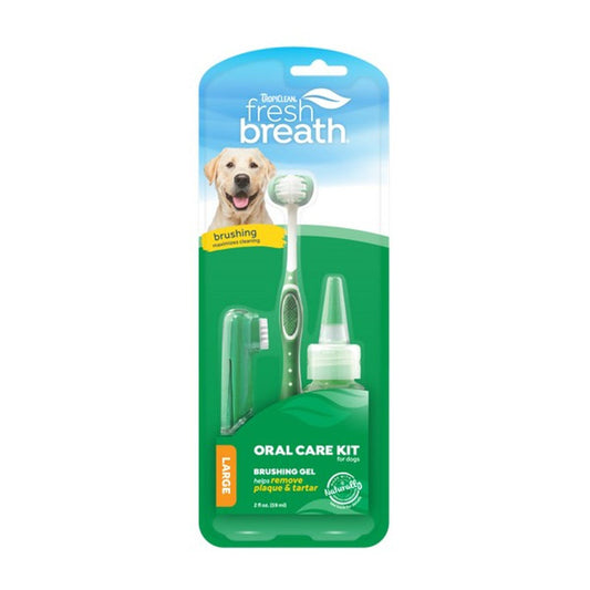 Oral Care Kit for Dogs 59ml (TropiClean) - SnowPaw Store - TropiClean - Food & Health