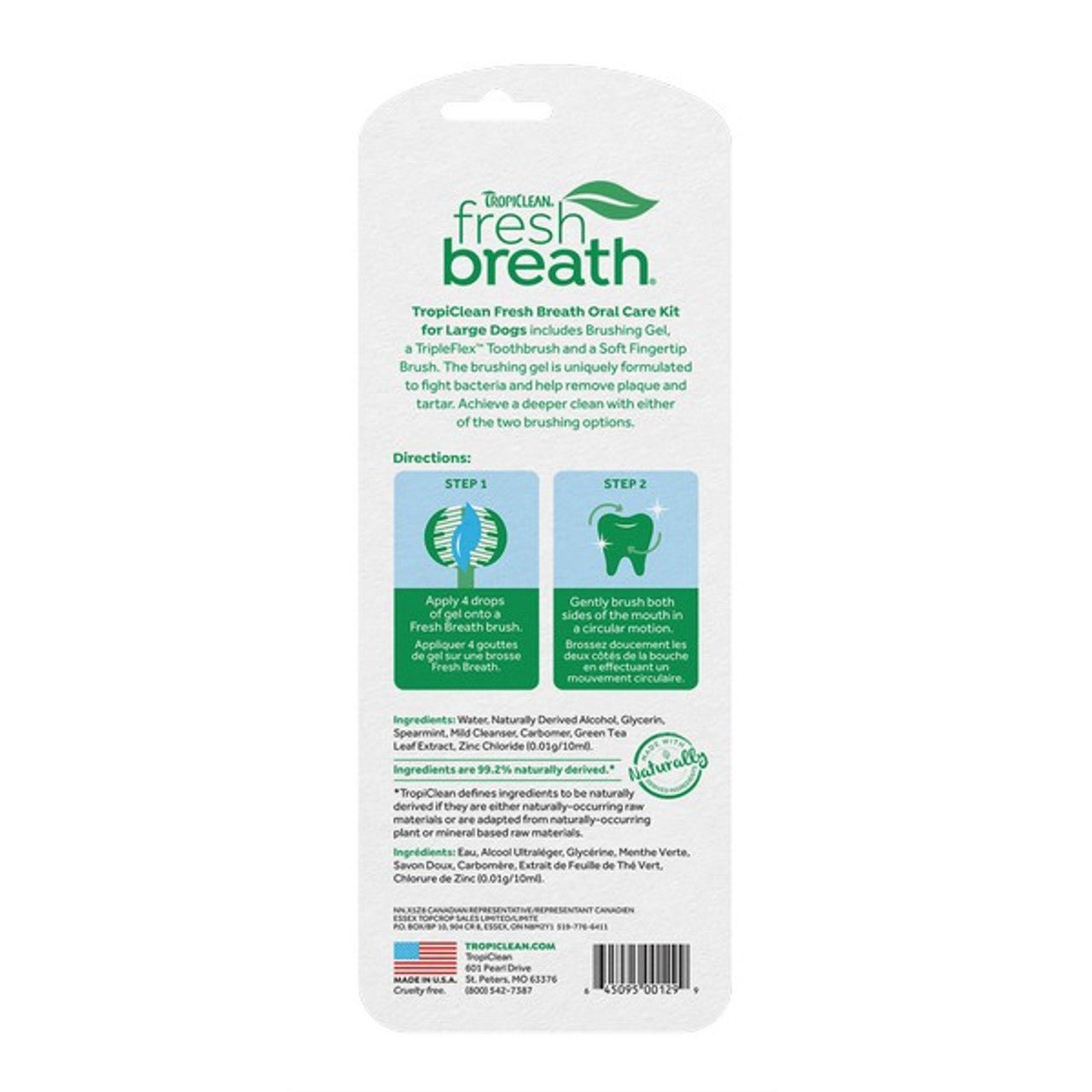 Oral Care Kit for Small Dogs 59ml (TropiClean) (Copy) - SnowPaw Store - TropiClean - Food & Health