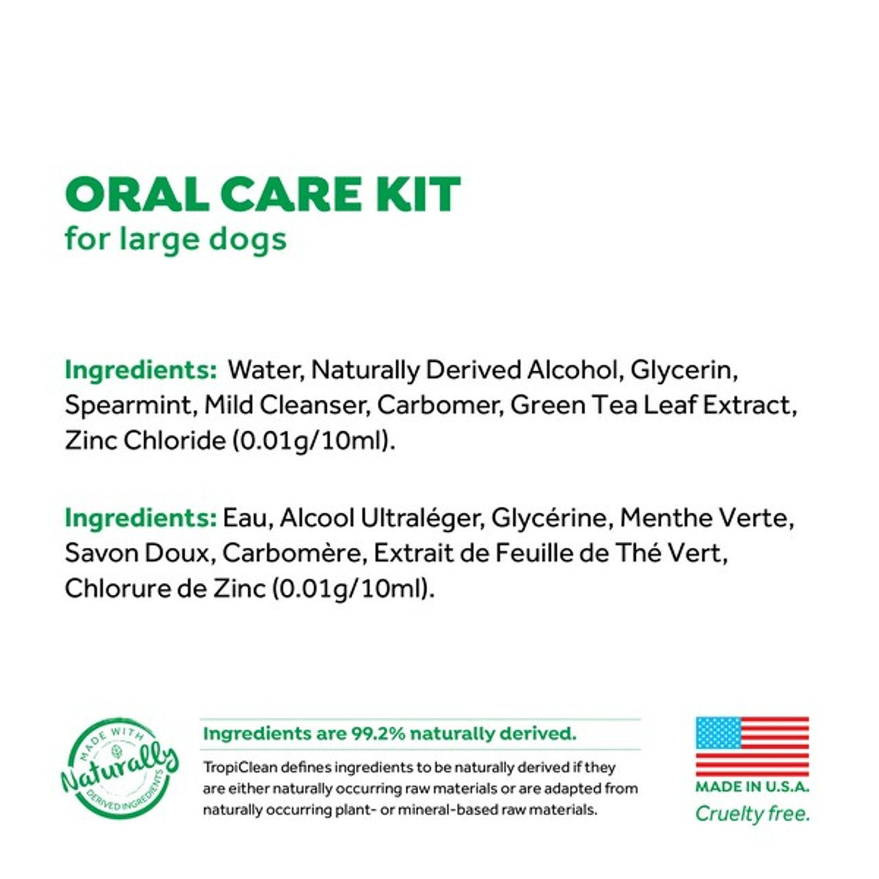 Oral Care Kit for Small Dogs 59ml (TropiClean) (Copy) - SnowPaw Store - TropiClean - Food & Health