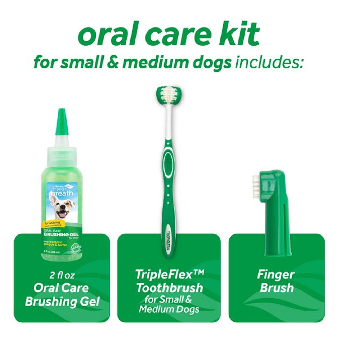 Oral Care Kit for Small Dogs 59ml (TropiClean) (Copy) - SnowPaw Store - TropiClean - Food & Health