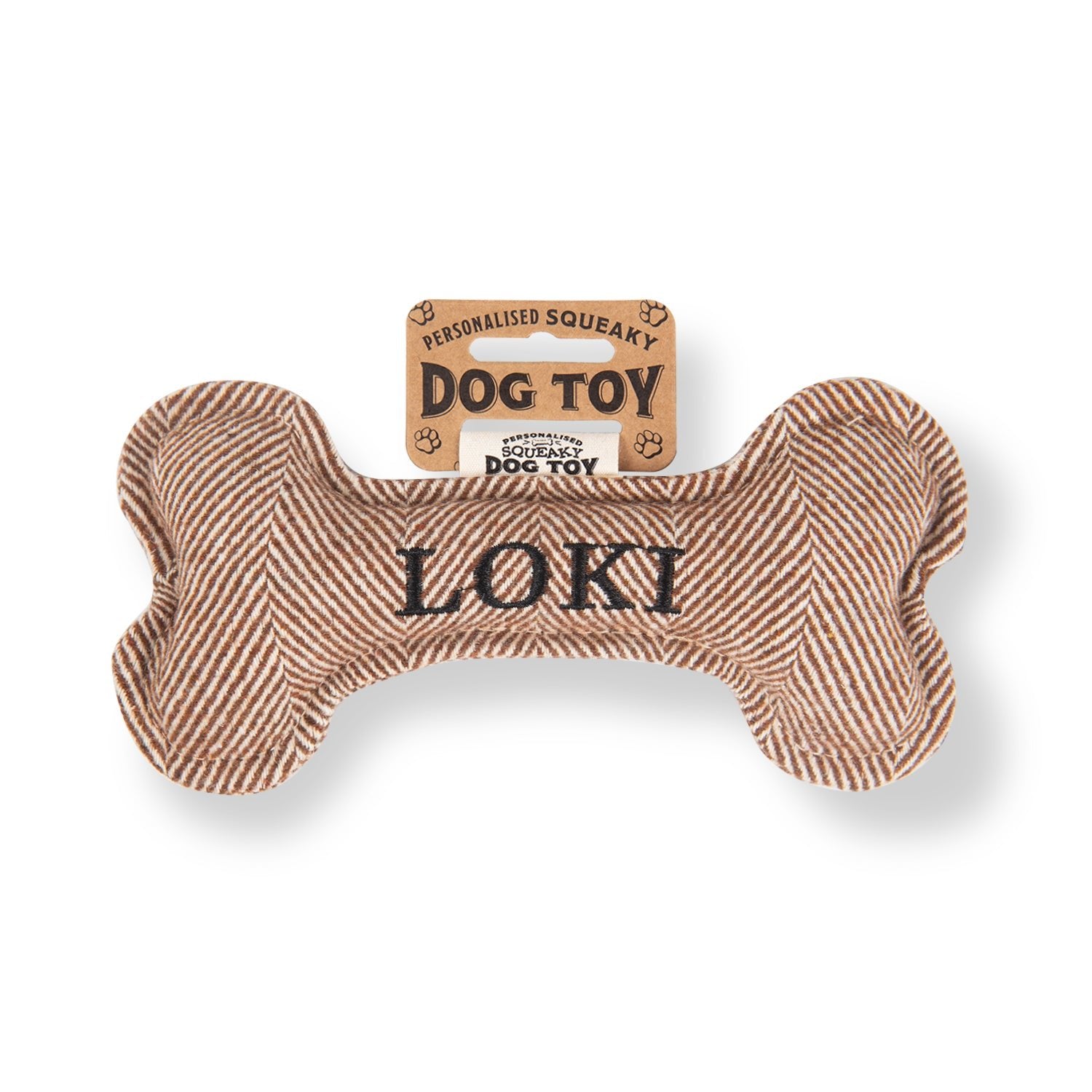 Personalised Squeaky Dog Toy - SnowPaw Store - H&H - Gifts