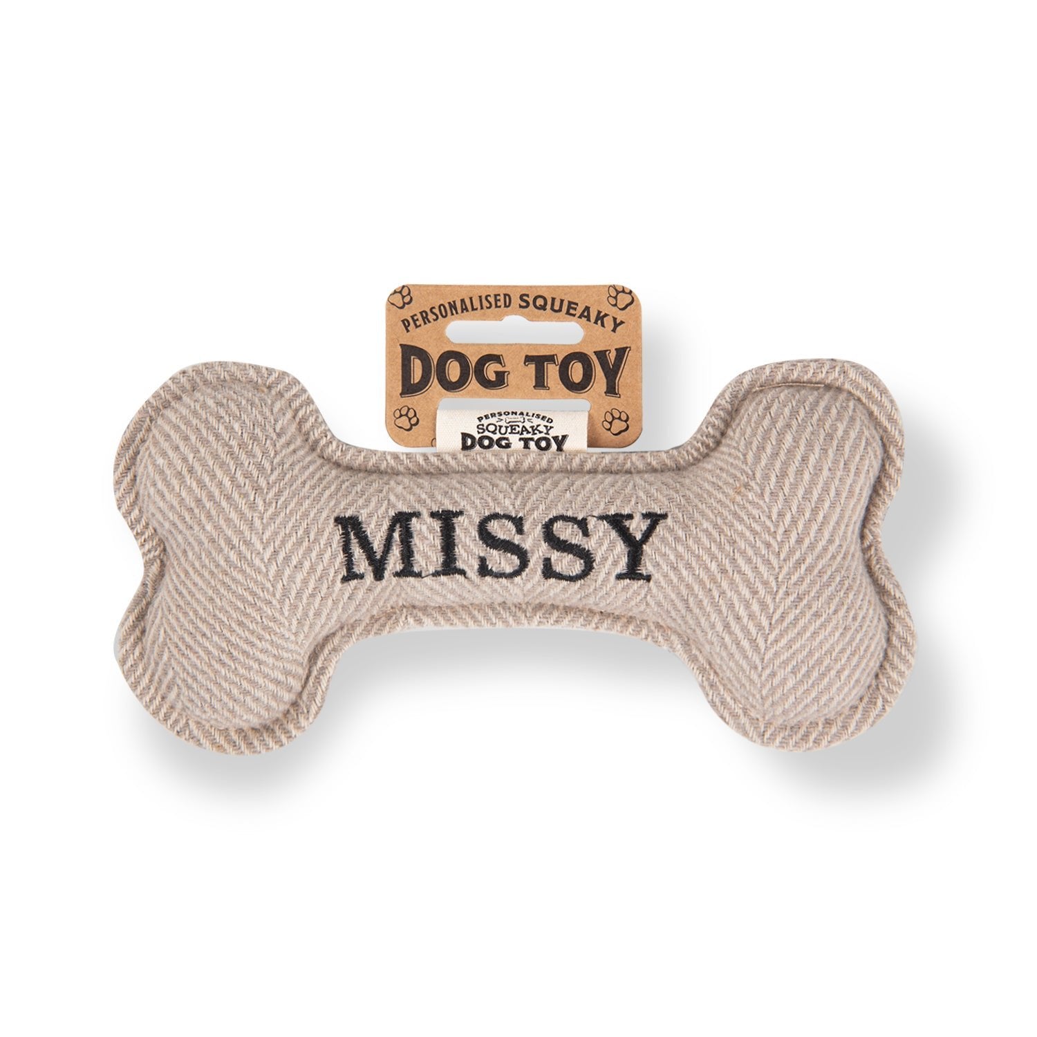 Personalised Squeaky Dog Toy - SnowPaw Store - H&H - Gifts