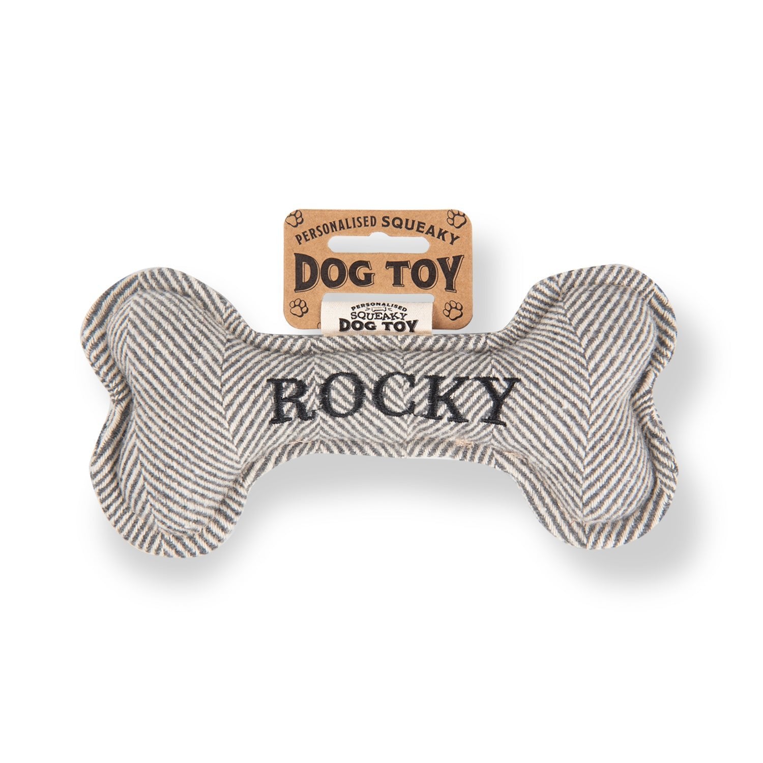 Personalised Squeaky Dog Toy - SnowPaw Store - H&H - Gifts