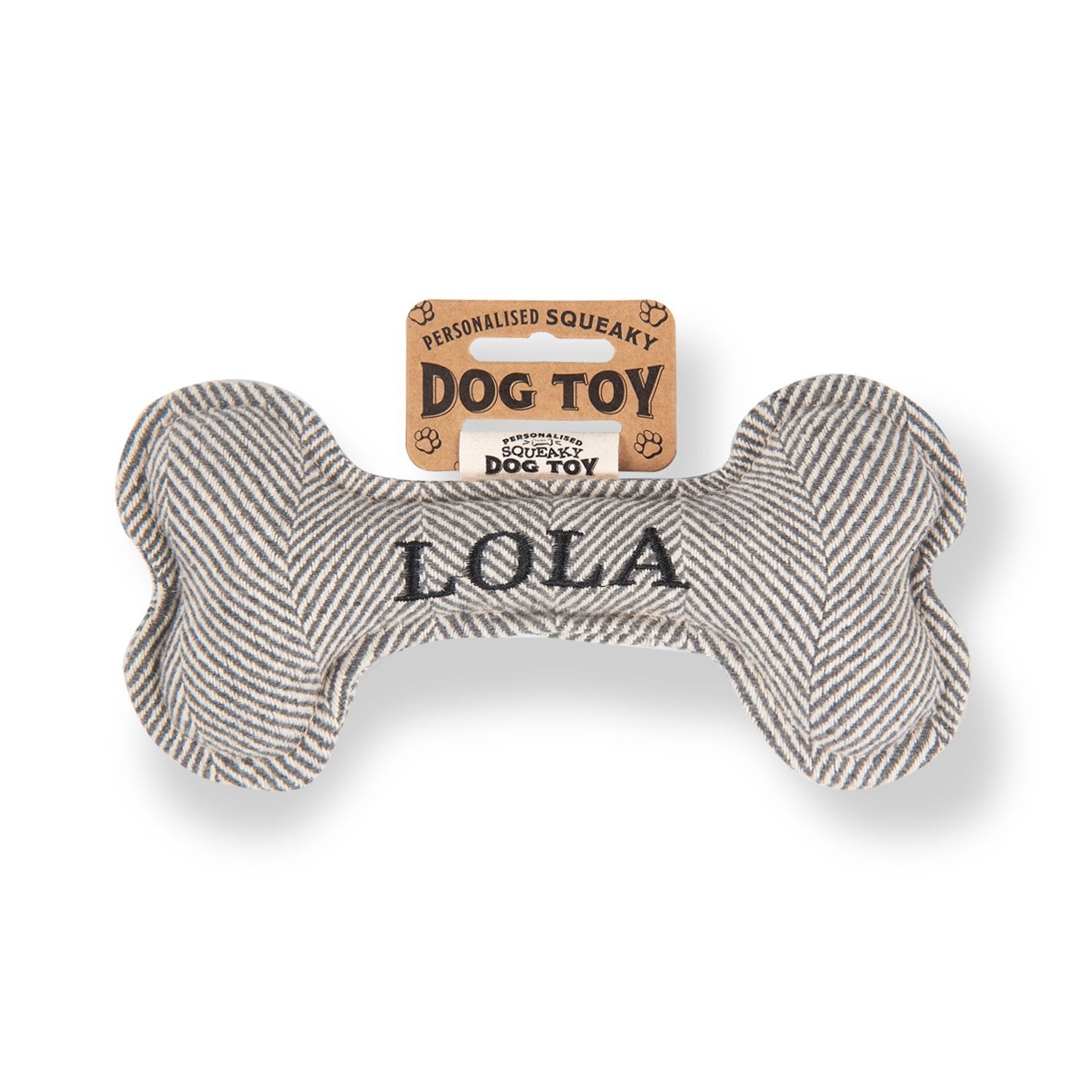 Personalised Squeaky Dog Toy - SnowPaw Store - H&H - Gifts